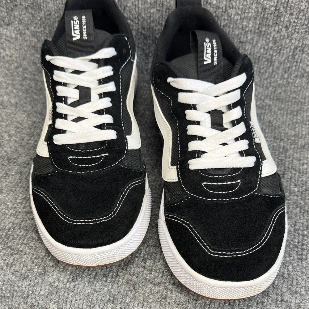 Vans Range EXP Black & White Men's Low-Top Sneakers Size 10.5 - Picture 2 of 12